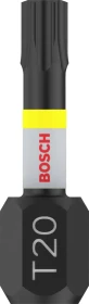 Bosch Professional Impact Torx Bit 1/4", T20x25mm, 2 Stück
