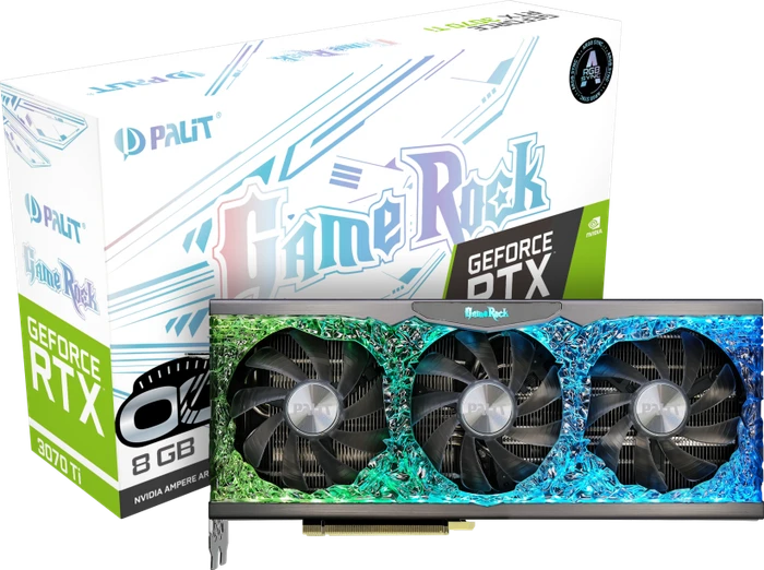 Palit GeForce RTX 3070 Ti GameRock OC, 8GB GDDR6X, HDMI, 3x DP