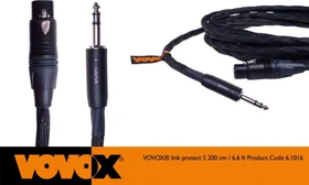 VOVOX link protect S XLRf/TRS 2.0m