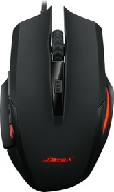 Inter-Tech Nitrox GX-62 LED Gaming Maus schwarz, USB (88884099)