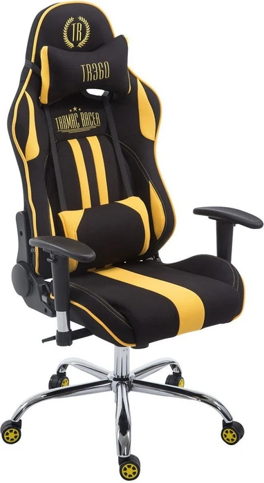 CLP Racing Limit V2 Stoff Gamingstuhl, schwarz/gelb