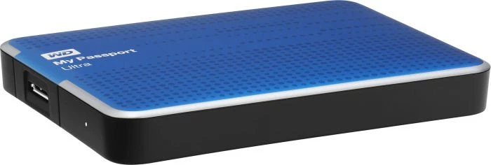 Western Digital WD My Passport Ultra blau 2TB, USB 3.0 Micro-B