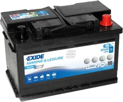 Exide Dual AGM EP600