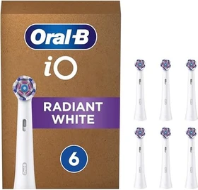 Oral-B iO Strahlendes Weiß Ersatzbürste weiß, 6 Stück