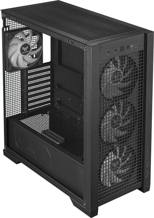 ASUS TUF Gaming GT302 ARGB, schwarz, Glasfenster