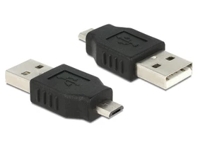 DeLOCK USB 2.0 Adapter, Micro-B [Stecker] auf USB-A [Stecker] (65036)