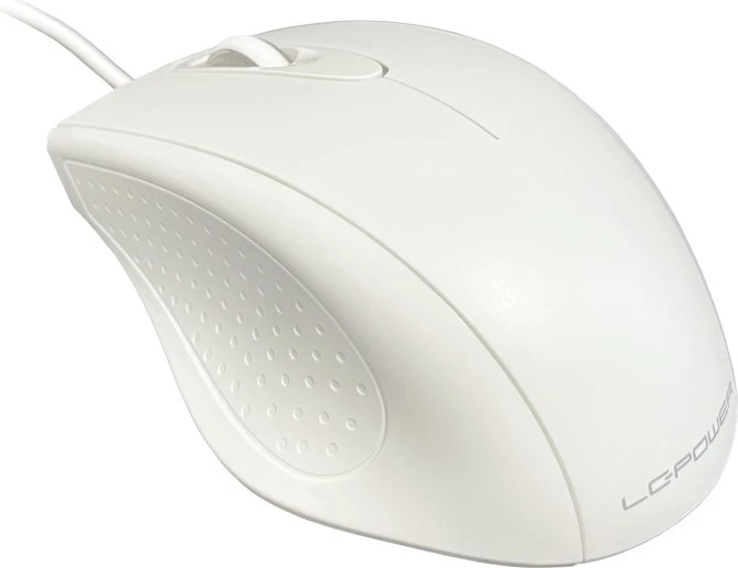LC-Power M710W Optical Mouse, weiß, USB
