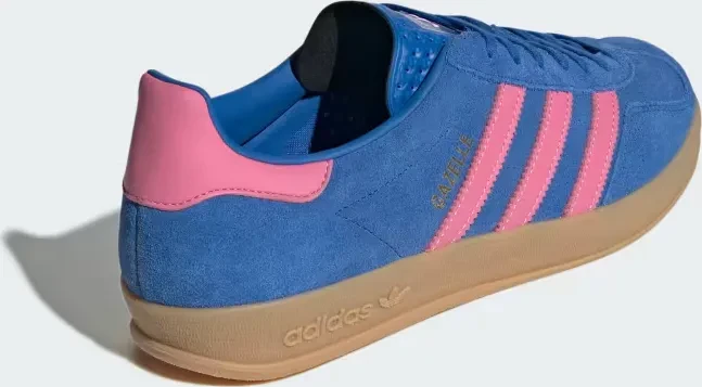 adidas Gazelle blue/bliss pink/gum (Herren)