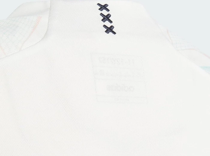 adidas Ajax 2023/2024 Auswärtstrikot core white (Junior)