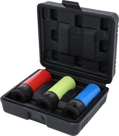 KS Tools Alu-Felgen Kraft Steckschlüsselsatz inkl. Werkzeugbox, 3-tlg.