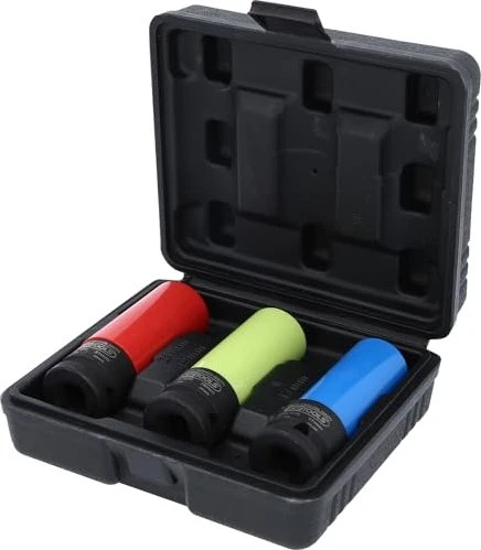 KS Tools Alu-Felgen Kraft Steckschlüsselsatz inkl. Werkzeugbox, 3-tlg.