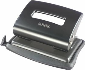 Herlitz Bürolocher 2.0mm mit Anschlagschiene, schwarz