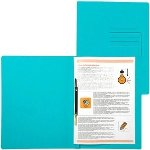 Exacompta Schnellhefter, A4, türkis, 25er-Pack