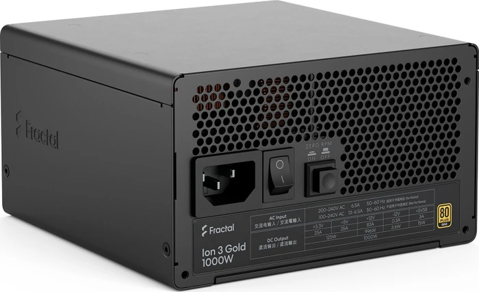 Fractal Design Ion 3 Gold schwarz 1000W, ATX 3.1