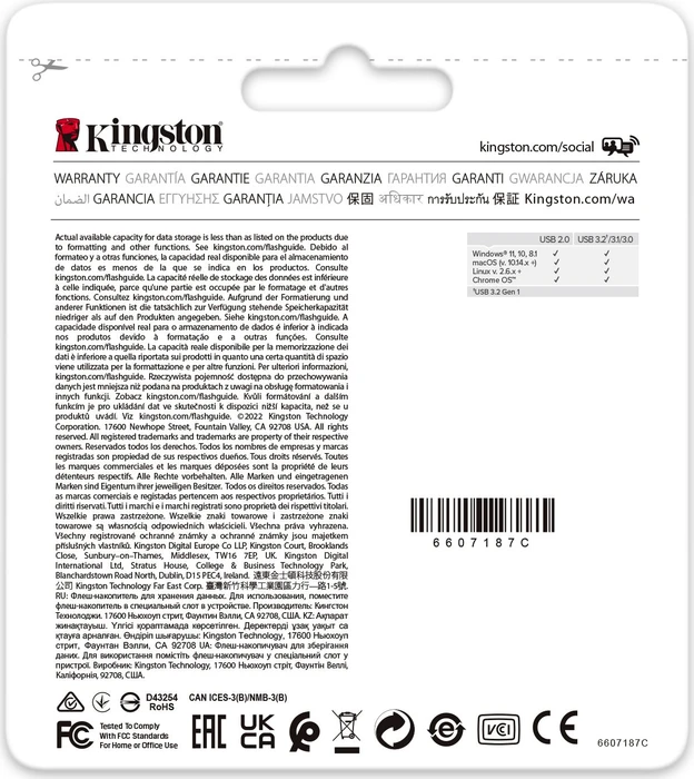 Kingston DataTraveler Exodia Onyx 64GB, USB-A, USB 3.2 Gen 1×1
