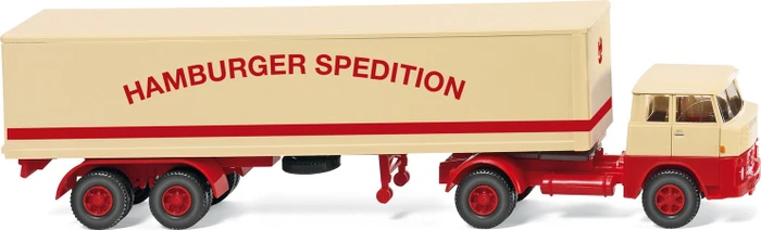 Wiking Klassik Edition Koffersattelzug (Henschel HS 14/16) Hamburger Spedition