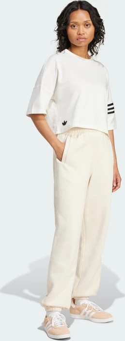 adidas Neuclassics T-Shirt kurzarm cloud white/black (Damen)