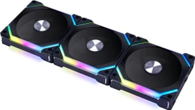 Lian Li Uni Fan SL120V2 RGB, schwarz, LED-Steuerung, 120mm, 3er-Pack