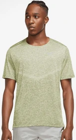 Nike Rise 365 Laufshirt kurzarm olive aura/heather (Herren)