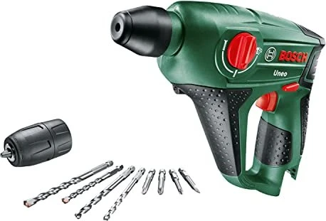 Bosch DIY Uneo Akku-Bohrhammer solo inkl. Zubehör