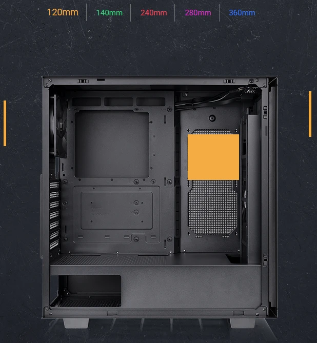 Thermaltake Divider 300 TG Air, schwarz, Glasfenster