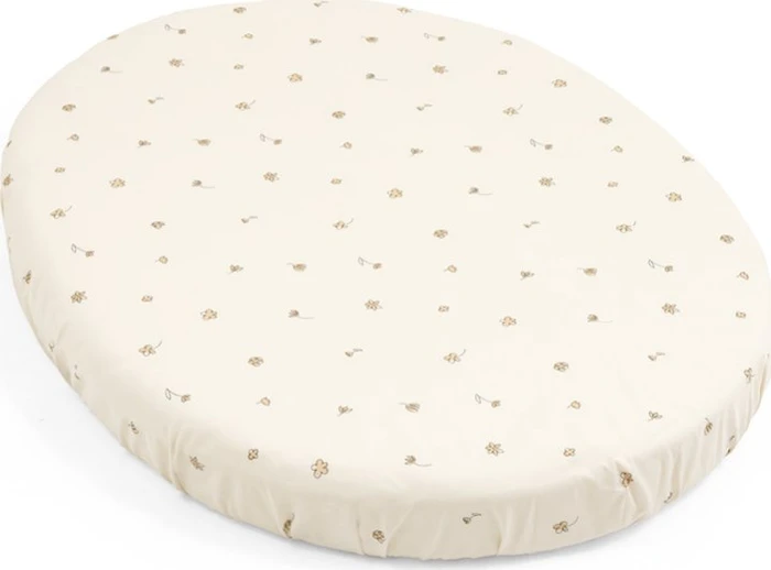 Stokke Spannleintuch für Sleepi Mini Bett flower ecru