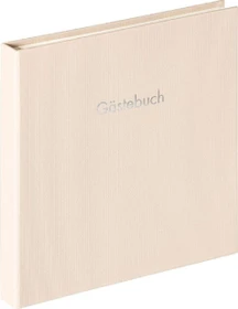 Walther Design Buch Gästebuch Fun 26x25 beige