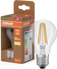 Osram LED SUPERSTAR+ CLASSIC A FIL 60 EECA 3.8W/827 E27,   1 Stück