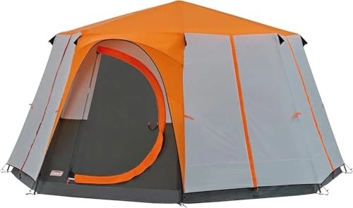 Coleman Cortes Octagon 8 Familienzelt orange