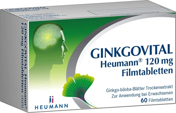 Ginkgovital 120mg Heumann Filmtabletten, 60 Stück