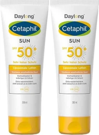 Cetaphil Sun Daylong Liposomale Lotion LSF50+, 400ml (2x 200ml)