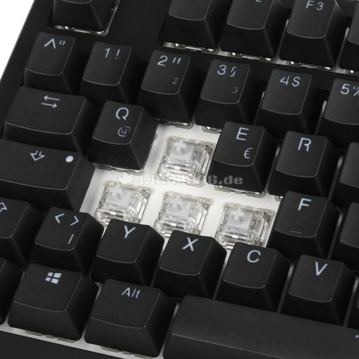Ducky Shine 6 PBT, LEDs RGB, schwarz, MX RGB NATURE WHITE, USB, DE