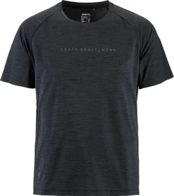 Craft ADV Gravel SS Tee Trikot kurzarm black granite