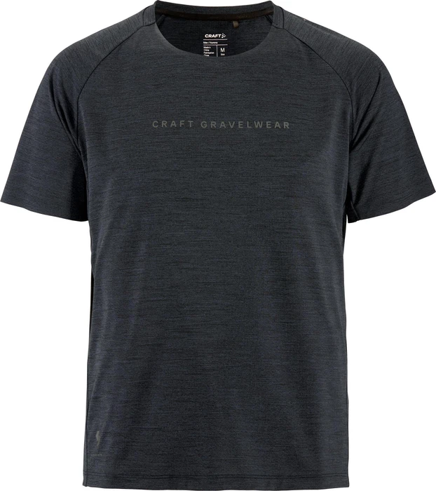 Craft ADV Gravel SS Tee Trikot kurzarm black granite