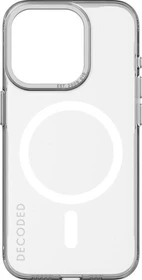 Decoded Recycled Plastic Grip Case für Apple iPhone 15 Pro transparent