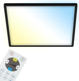 Briloner Slim LED Deckenleuchte 22W 42cm schwarz