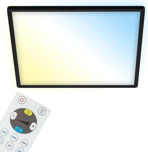 Briloner Slim LED Deckenleuchte 22W 42cm schwarz