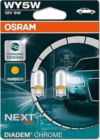 Osram Diadem Chrome WY5W 5W, 2er-Pack Blister