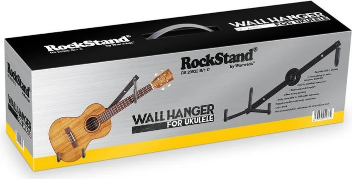 Warwick RockStand Guitar Wall Hanger Ukulele horizontal