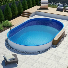 BWT Hobby Stahlwandpool oval 450x250x120cm