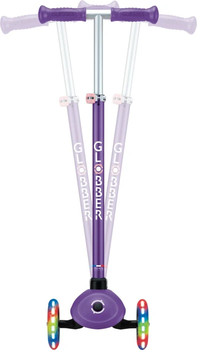Globber Primo Plus Lights Kickboard violett