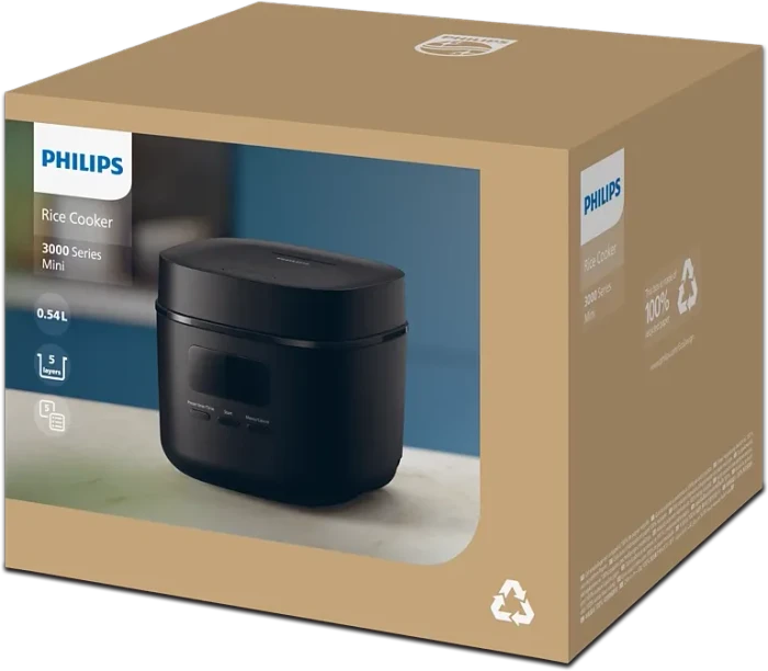 Philips HD3080/80 3000 Series Mini- Reiskocher