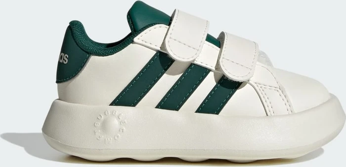 adidas Grand Court 2.0 off white/collegiate green/core black (Junior)