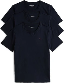 Tommy Hilfiger Signature Lounge Jersey 3er-Pack T-Shirt kurzarm schwarz (Herren)