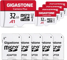 Gigastone Camera Plus R90/W20 32GB Kit, UHS-I U1, A1, Class 10, 5er-Pack