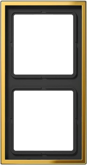 Jung Serie LS 990 Rahmen 2-fach, goldfarben