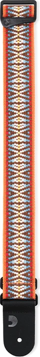 D'Addario Nylon Woven Guitar Strap Sunrise Hootenanny