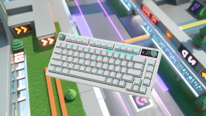 Logitech G316 X 75, weiß, Tactile Switch, USB, FR