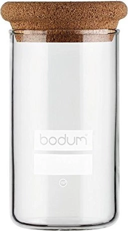 Bodum Yohki Glas-Aufbewahrungsbehälter mit Korkdeckel 250ml