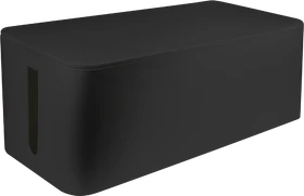 LogiLink Kabelbox groß, 407x157x133.5mm, schwarz
